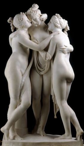 The Three Graces by Antonio Canova Rome, 1814-1817, © Victoria and Albert Museum, London